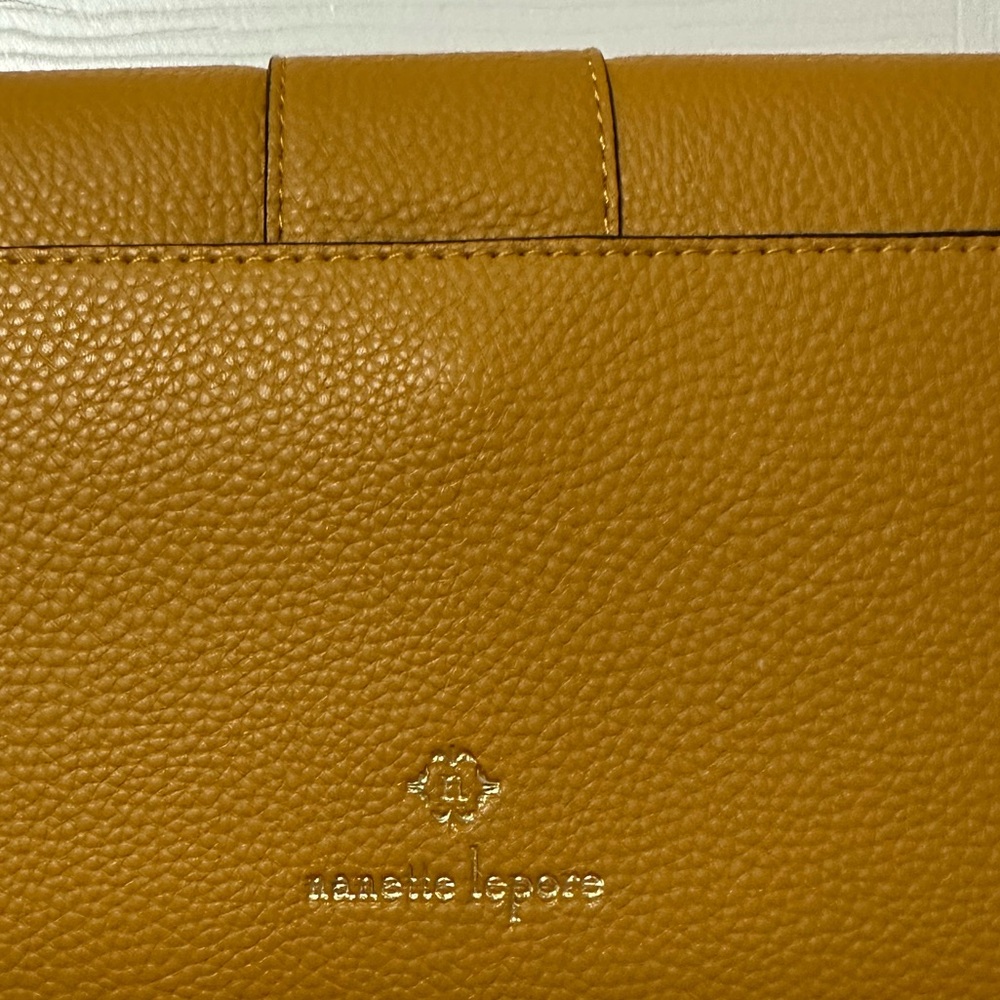 Nanette Lepore Mustard Yellow Shoulder Bag - Picture 3 of 4
